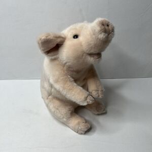 Viahart Tale Toys  Realistic Pink Plush Pig Piglet Stuffed Animal 11” Adorable
